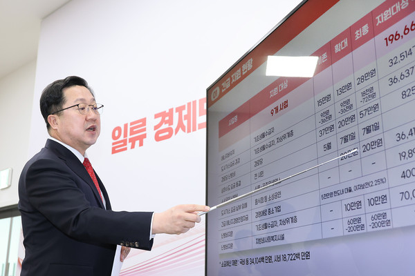 이장우 대전시장은 에너지 위기 극복을 위한 긴급 지원 대책 브리핑을 가졌다 /사진제공=대전시