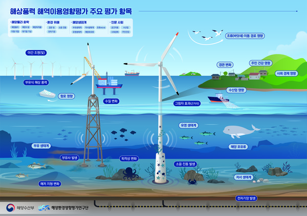 해상풍력 해역이용영향평가 인포그래픽 /자료제공=해양수산부