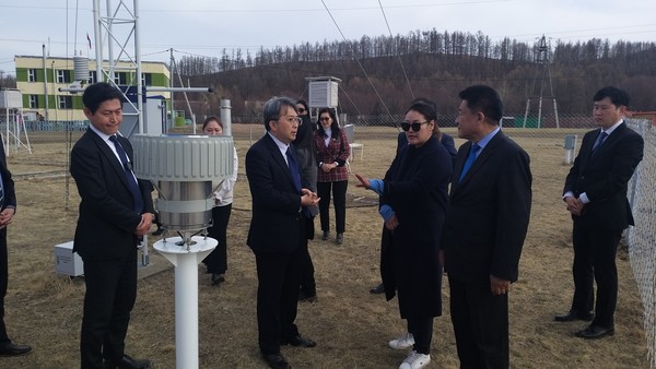 관측장비현장 방문 /사진제공=기상청