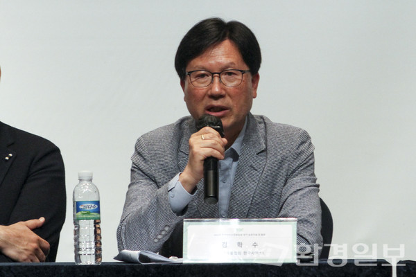 미국곡물협회 김학수 한국사무소 대표는 “2024년, 2025년에 바이오에탄올 등 시험 사업을 통해 현실성 있게 진행이 돼서 2‧3세대 바이오에탄올의 연구 기반과 개발 가능한 생태계가 마련돼야 한다”고 전했다. /사진=이다빈 기자