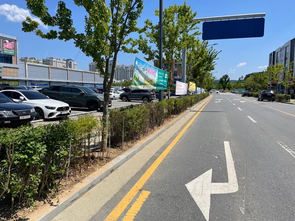 이천시, 보행자의 푸른 안전띠 ‘띠녹지’ 조성 /사진제공=이천시