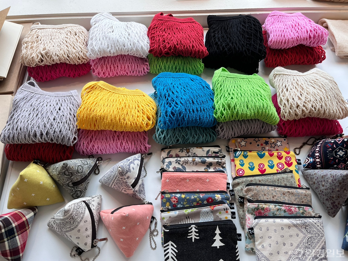 제로웨이스트숍 '지구공감'에서 판매하는 친환경 주머니 /사진=박재욱 객원기자