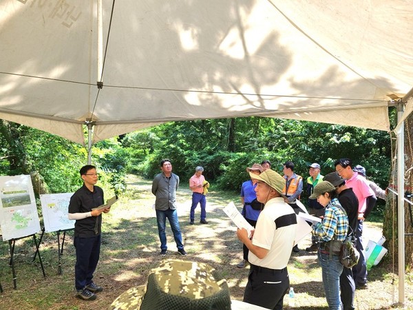 ‘곶자왈의 환경보호와 산림의 지속성 확보를 위한 현장토론회’ /사진=국립산림과학원