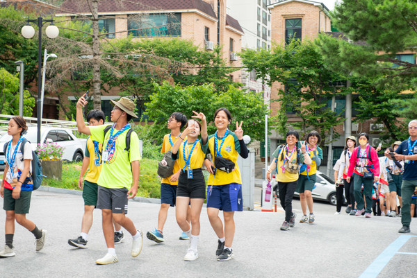 잼버리 대원들 체험 프로그램 관람 용인문예회관 처인홀 방문 /사진제공=용인시
