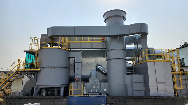 참여 사업장인 동성산업에 설치된 축열식 연소장치 /사진제공=용인시