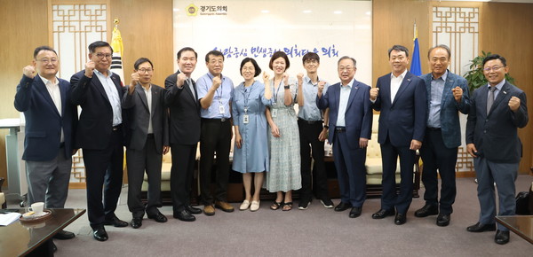 경기지역 중소기업인 면담 /사진제공=경기도의회