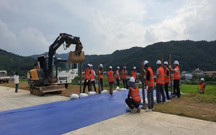 이동저수지 실제훈련 /사진제공=농어촌공사