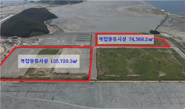 서‘컨’배후단지 입주모집 부지 전경 /자료제공=해양수산부