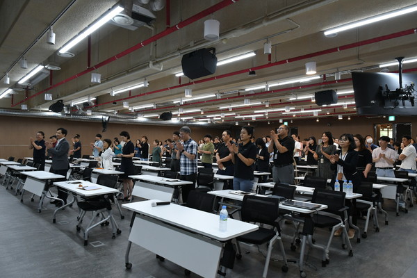 전 직원을 대상으로 갑질 예방교육과 함께 갑질예방·청렴 결의식 /사진=국립수목원