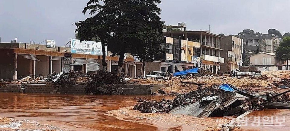홍수 피해를 입은 리비아 현지 /사진출처=유엔
