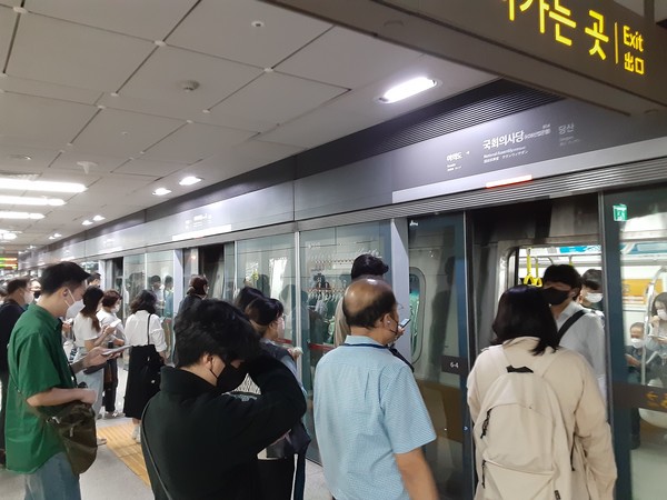 최근 5년간 서울 지하철 1~9호선에서 발생한 안전사고 부상자는 총 2485명으로 집계됐다. 