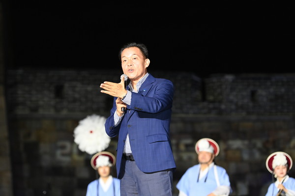 지난 23일 ‘세계유산축전 수원화성’ 개막식 /사진제공=수원시