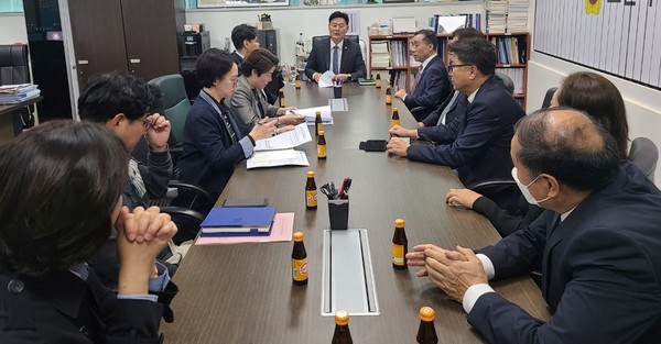 최종현 의원, ‘시각장애인 지원 확대’ 정담회 /사진제공=경기도의회