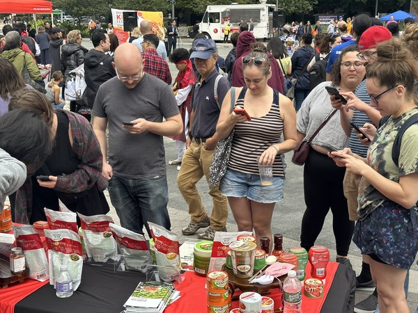 필라델피아 관광명소 러브파크 김치 페스티벌 현장 /사진=한국농수산식품유통공사