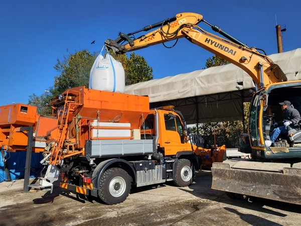 제설 현장 훈련 /사진제공=서울시