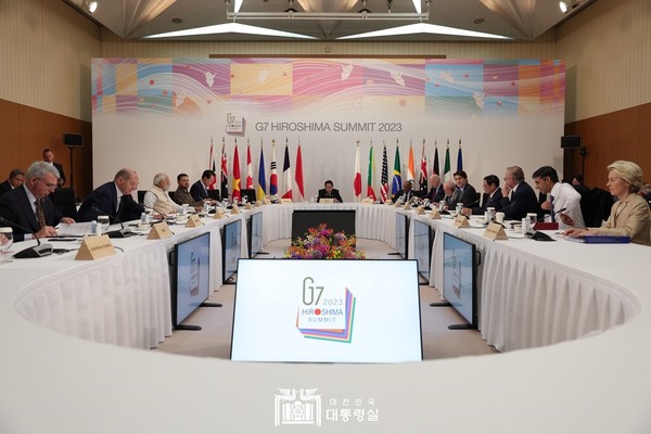G7 정상회의 확대세션 /사진제공=외교부