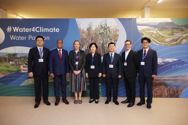 수자원공사가 UAE 두바이에서 진행 중인 제28차 유엔기후변화협약 당사국총회(COP28)에 참여했다. /사진제공=한국수자원공사