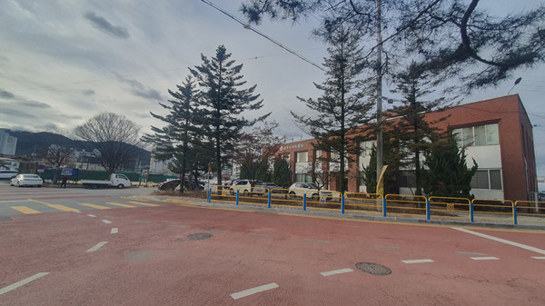 상주시 신청사 건립 예정 부지인 옛 잠사 곤충사업장 /사진=김영동 기자