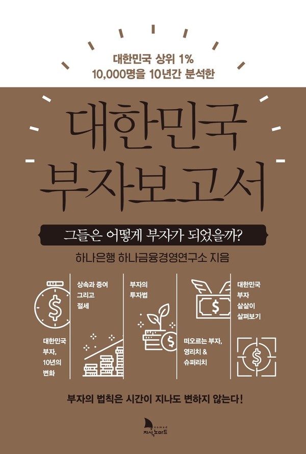 하나금융경영연구소, 『대한민국 부자보고서』 단행본 발간./사진제공=하나금융그룹