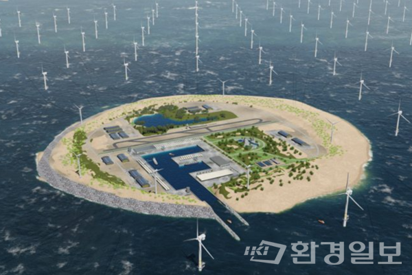 세계 최초로 2033년까지 '풍력에너지 인공섬'을 조성할 예정인 덴마크 /사진=덴마크 에너지넷 홈페이지