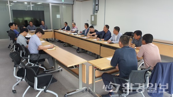 한국재생화이버협회와 환경부 간담회 모습 /사진제공=한국재생화이버협회