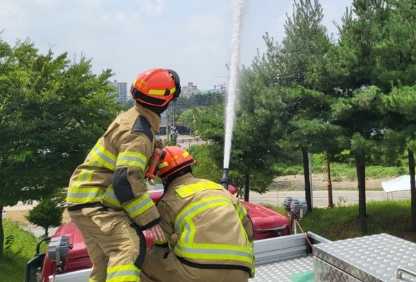 화재예방 훈련 /사진제공=경기도