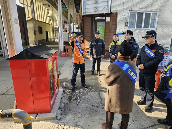 경기도북부소방재난본부, 동두천시 중앙시장 현장 점검 /사진제공=경기도