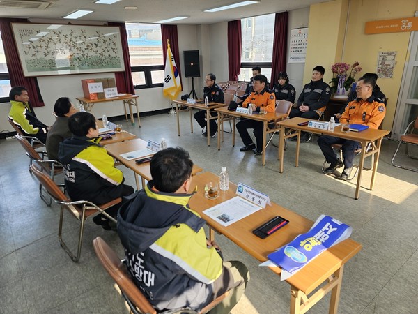 경기도북부소방재난본부, 동두천시 중앙시장 현장 점검 /사진제공=경기도