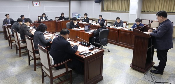 기획경제위 업무보고 /사진제공=수원시의회