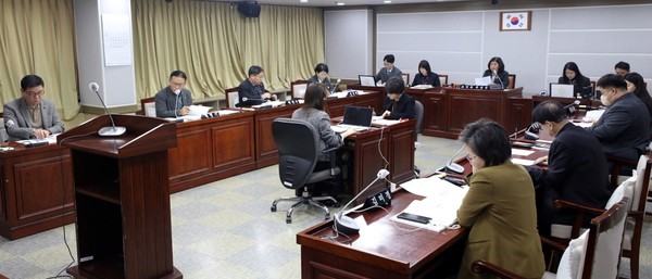 도시환경위원회 행정사무감사 /사진제공=수원시의회