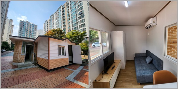 남양주아파트 경비·청소 노동자 휴게시설 개선 모습 /사진제공=경기도