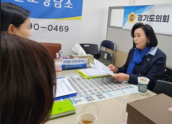 정윤경 의원, ‘여성안심패키지사업’ 보고 받아 /사진제공=경기도의회