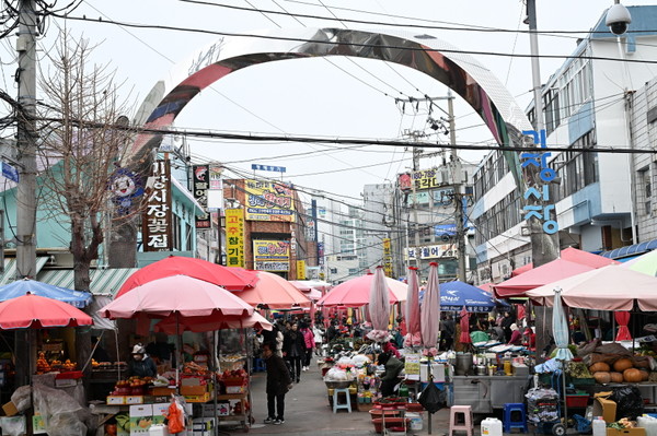 '동네상권발전소 지원사업' 최종 대상지로 기장시장 일원이 선정됐다, /사진제공=기장군 