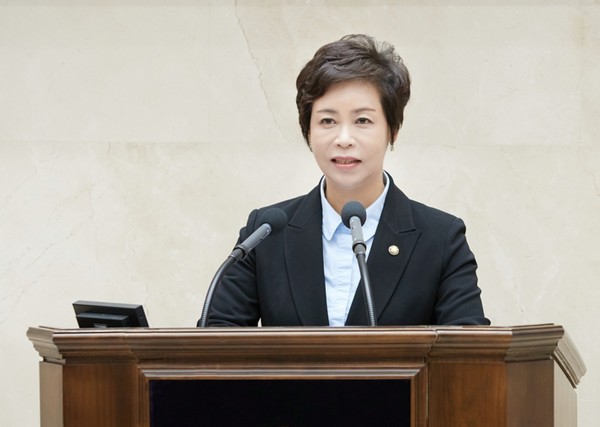 황미상 의원, 제282회 임시회 제2차 본회의 5분 자유발언 /사진제공=용인시의회