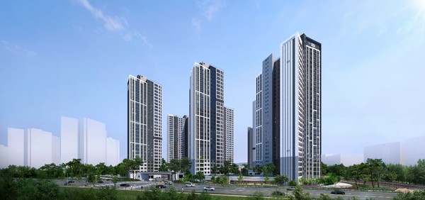 ‘평택 화양 동문 디 이스트’ 투시도 /자료제공=동문건설