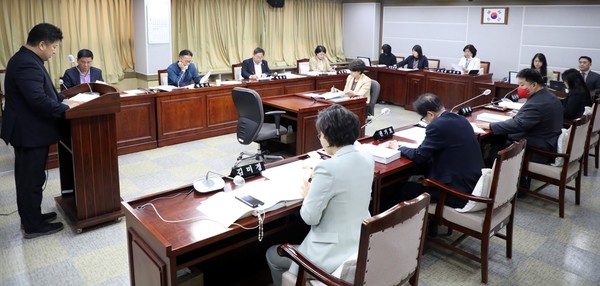 도시환경위, 그린도시추진단 주요 보고 /사진제공=수원시의회