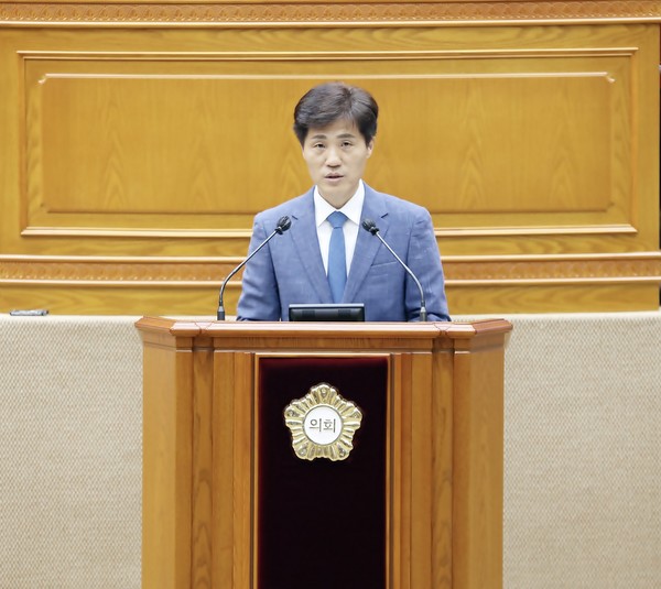 안양시의회 윤해동 의원, 5분 자유발언  /사진제공=안양시의회 