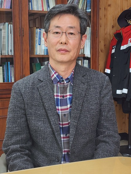 조재형 국립산림과학원 산림재난 방지정책 기술지원단장은 "전세계적으로 기후위기가 심화되며 산림 역할이 더 중요해졌다고"고 강조했다. /사진=박선영 기자 