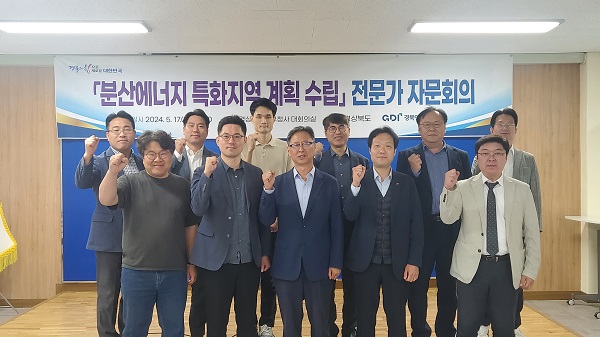 분산에너지특화지역계획수립회의 참석자들  /사진제공=경상북도