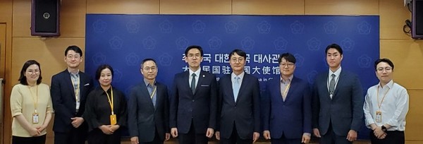 장호중 대전시 경제과학부시장, 주중국 대한민국 대사관 방문 /사진제공=대전시