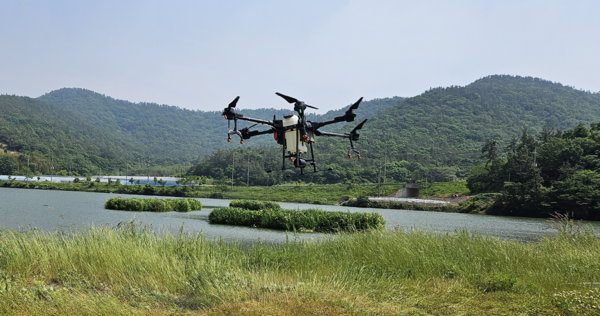 해남군 화원면 신덕저수지 현장 / 사진제공=농어촌공사 해남.완도지사