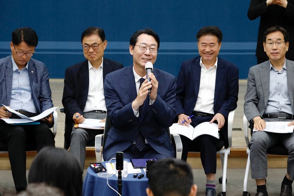 정명근 화성시장, 22일 취임 700일을 맞아 ‘언론인과의 대화’ 개최 /사진제공=화성시