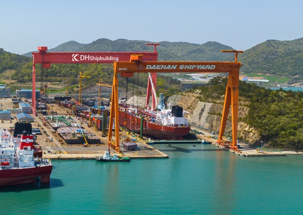 해남군, 화원산단 대한조선 전경 / 사진제공=해남군