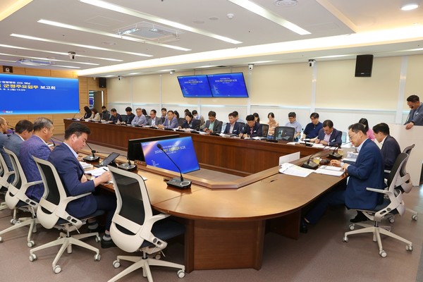 해남군 군정 주요 업무 보고회  /사진제공=해남군