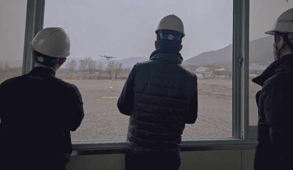 드론 교육생들 모의실기 비행 /사진제공=보성군