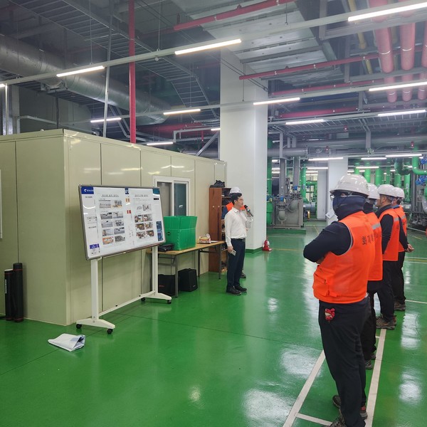 가락시장 수방훈련 현장 /사진제공=서울시농수산식품공사