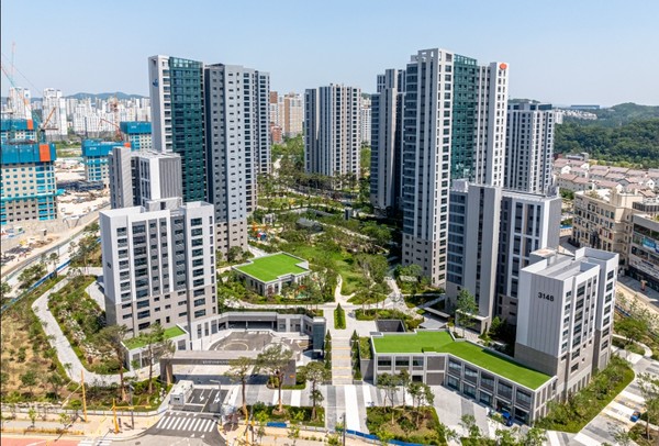 후분양주택 동탄레이크파크 자연&e편한세상 입주 /사진제공=GH