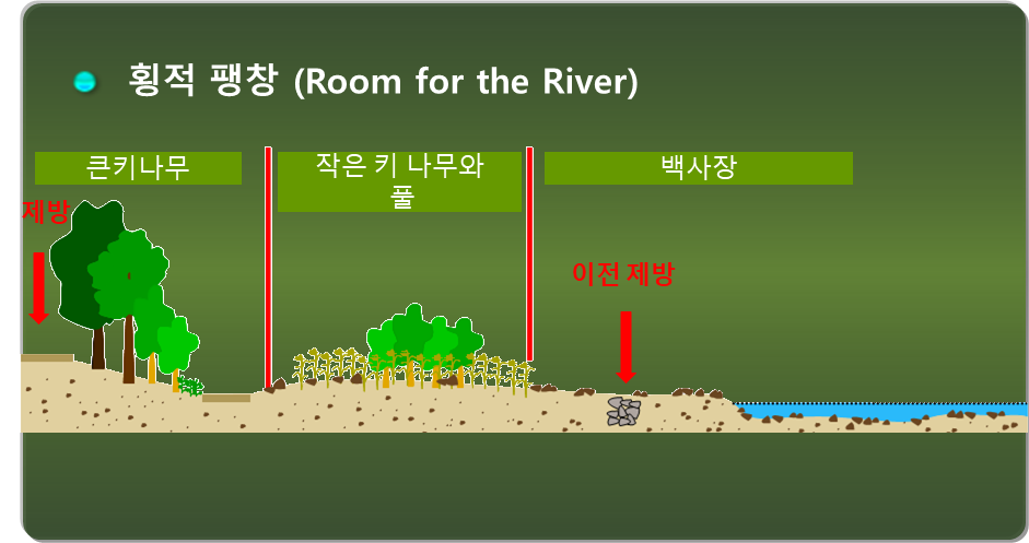 [자료2] 선진사회에서 추진되고 있는 하천 복원. 하천 본래의 공간적 범위(room for the river)를 갖추는 데 초점을 맞추고 있다. /자료제공=이창석 교수