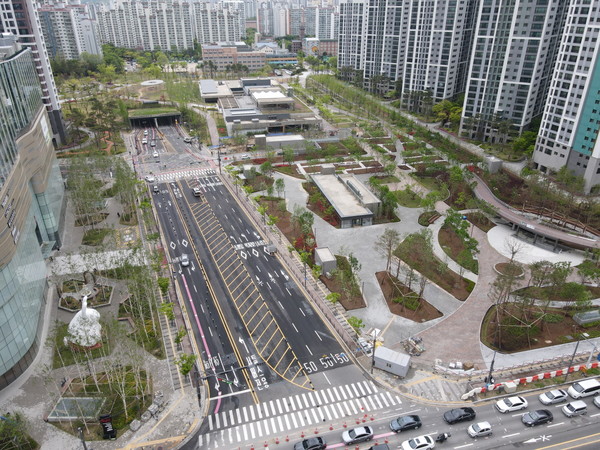 대유평공원 구간과 이어지는 부분 전경 /사진제공=수원시