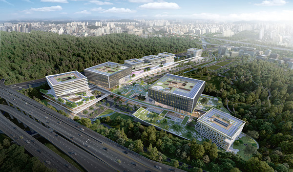 판교 스타트업플래닛랜드마크로 기획 당선작 ‘건축사사무소 건원’